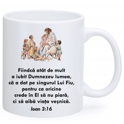 Cana personalizare nominala fete, Fiindca atat de mult a iubit Dumnezeu